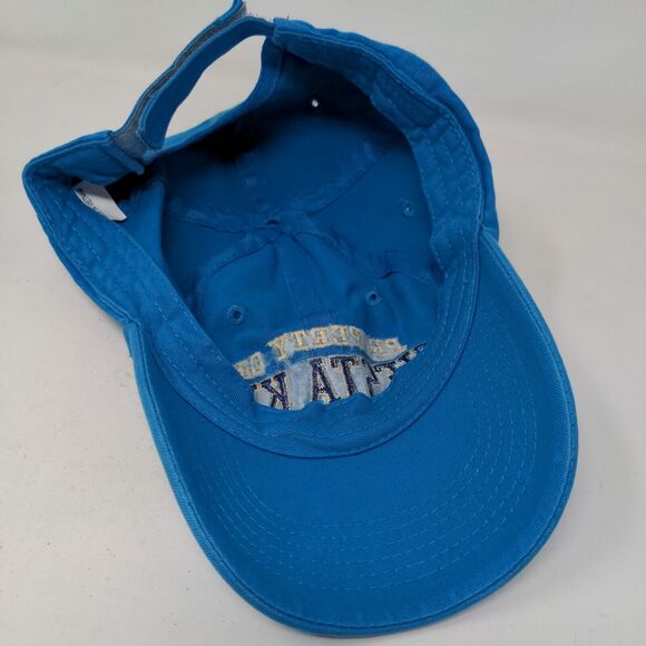 Unbranded Men's Strapback Hat Blue Adjustable Embroidered Siesta Key Logo - Picture 7 of 7